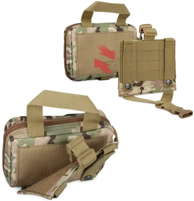 Подсумок-аптечка c креплением на Molle с быстрым сбросом (Мультикам) Винница - изображение 9