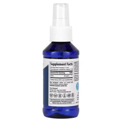 Витаминно-минеральный комплекс Trace Minerals Коллоидное серебро, Colloidal Silver Spray, 118 мл (TMR-00319) Винница - изображение 2