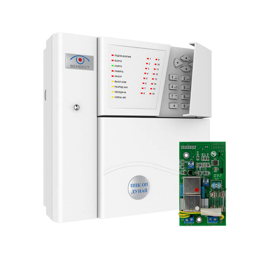 Комплект ПКПОП Дунай-16/32 з модулем зв'язку КМ2 (функціональний блок) Киев - изображение 1