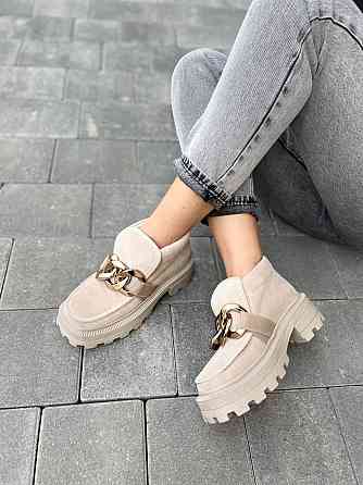 Marko Жіночі черевики DE MARKO бежеві замша натуральна весна-осінь 37р. 38р. (4799) Коломыя