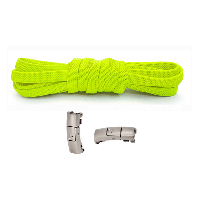 Магнітні шнурки — яскраво, стильно, без зав’язування | Lace 120cm (Лайм) Миколаїв - фото 2