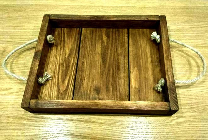 Поднос деревянный 