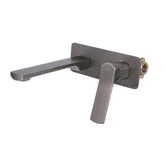 Змішувач для раковини Qtap Slavonice прихованого монтажу QTSLA273GMB45920 Gunmetal Black PVD Харків - фото 3