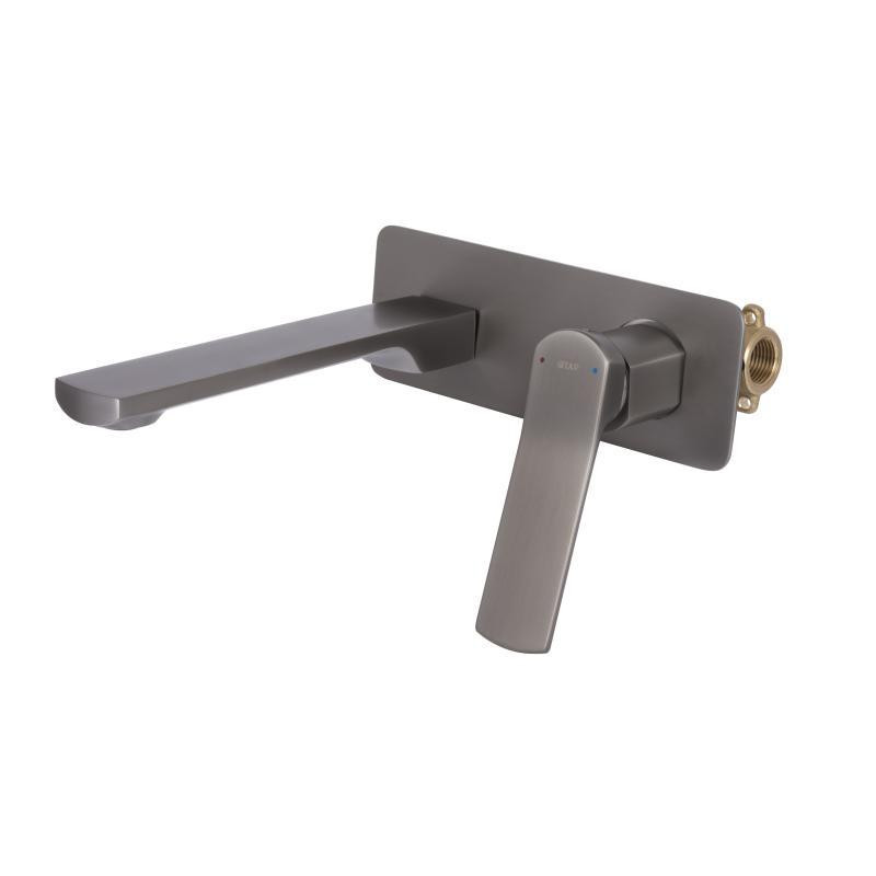 Смеситель для раковины Qtap Slavonice скрытого монтажа QTSLA273GMB45920 Gunmetal Black PVD Харьков - изображение 3