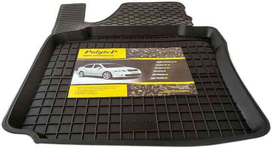 Резиновый коврик водителя (передний левый) Skoda Octavia A5 (2004-2013), VW Passat B6 (2005-2010), 1 шт. Чортков