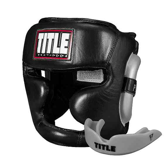 Боксерський шолом TITLE Platinum Premier Full 2.0 Black L Київ