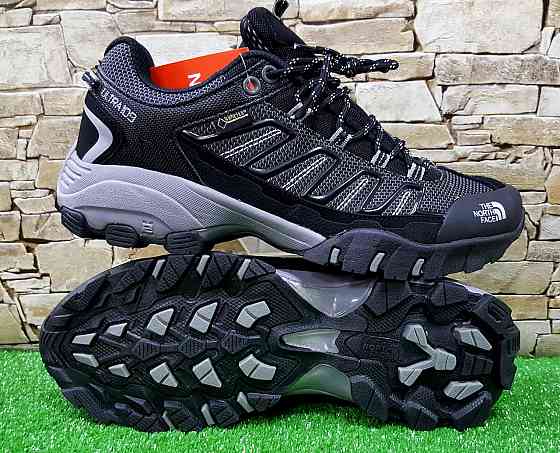 Мужские трекинговые термо кроссовки The North Face Ultra 109 Waterproof Hiking Shoe TNF Black/Dark Shadow Grey Киев
