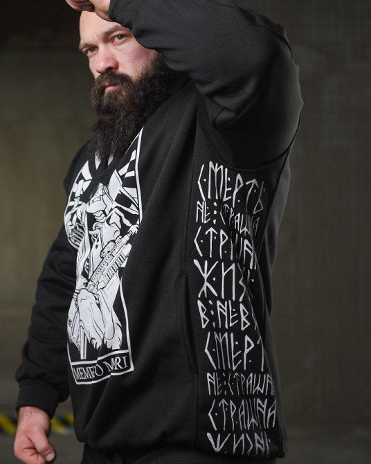 Теплая худи ghetto  Momento mori РА5087 Одесса - изображение 3