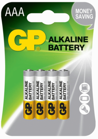 Батарейка мініпальчик AAA GP Alkaline 1.5V, LR03 лужна 6 шт. блБатарейка мініпальчик AAA GP Alkaline 1.5V LR03, 24A (U4 бл.) лужна Рівне