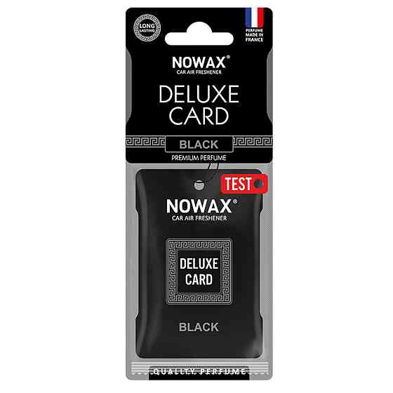Ароматизатор Nowax Delux Card Black, 6g сухий Киев