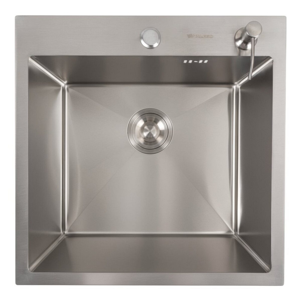 VALESO Кухонний комплект: Мийка Valeso Handmade (50x50 см) нержавійка ДЕКОР + Змішувач 56 NESP Киев - изображение 3