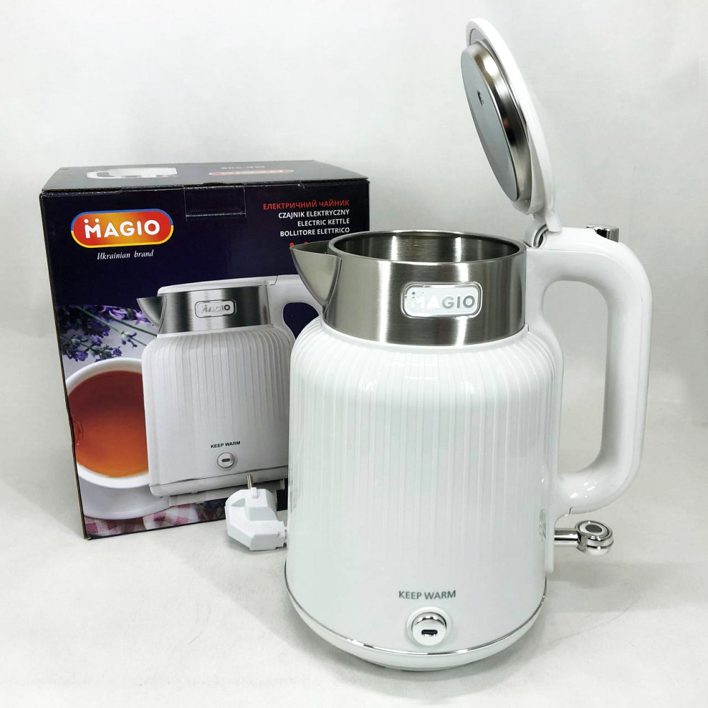 Чайник для побутового використання Magio, Електронний чайник для дому Бездротовий електричний LC-24 Львів - фото 11