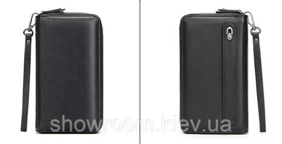 Мужская кожаная барсетка на два отделения Leather Collection (9078) Киев