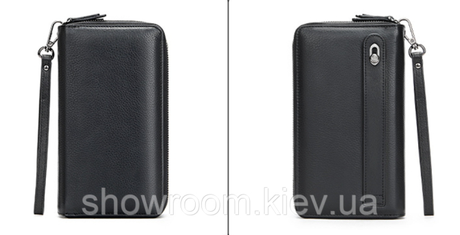 Мужская кожаная барсетка на два отделения Leather Collection (9078) Киев - изображение 3
