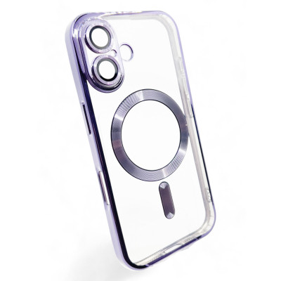 Чохол до мобільного телефона BeCover TPU Chrome Case (MagSafe) для Apple iPhone 16 Purple (712074) Вінниця - фото 2
