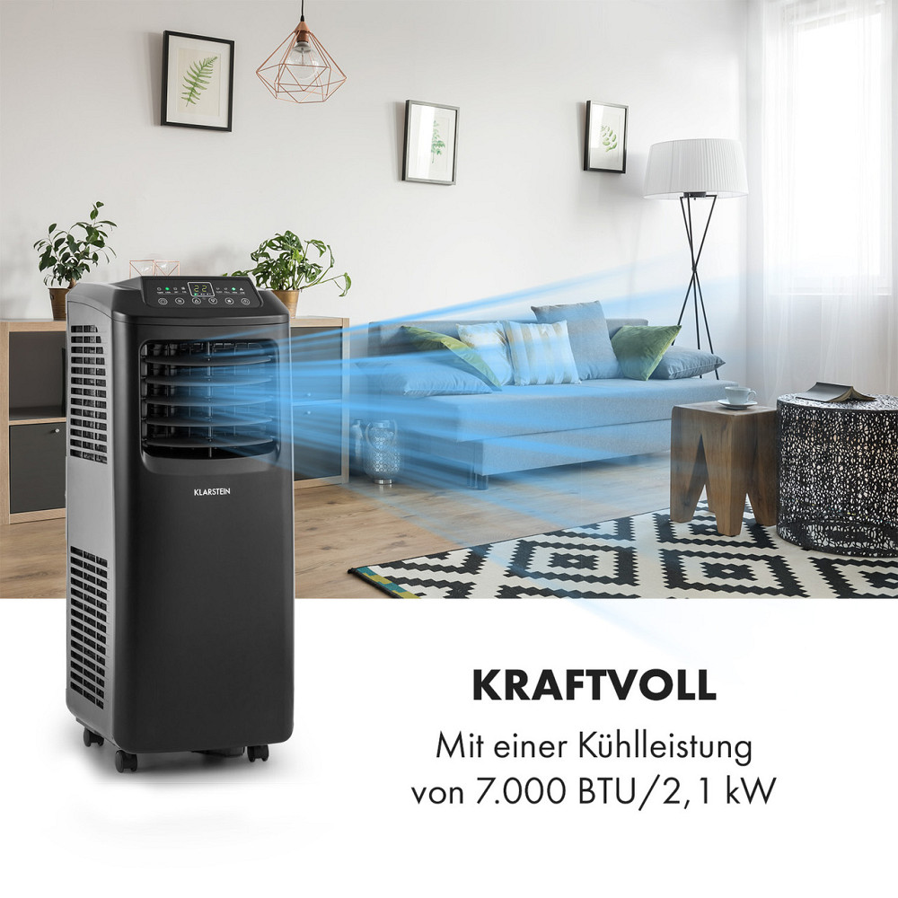 Pure Blizzard 3 2G Мобильный кондиционер 7000 BTU/2,1 кВт Пульт дистанционного управления Черный Черный Ровно - изображение 3