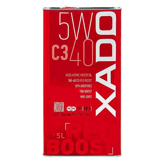 Моторное масло Xado Atomic Oil Red Boost 5W-40 5л Львов