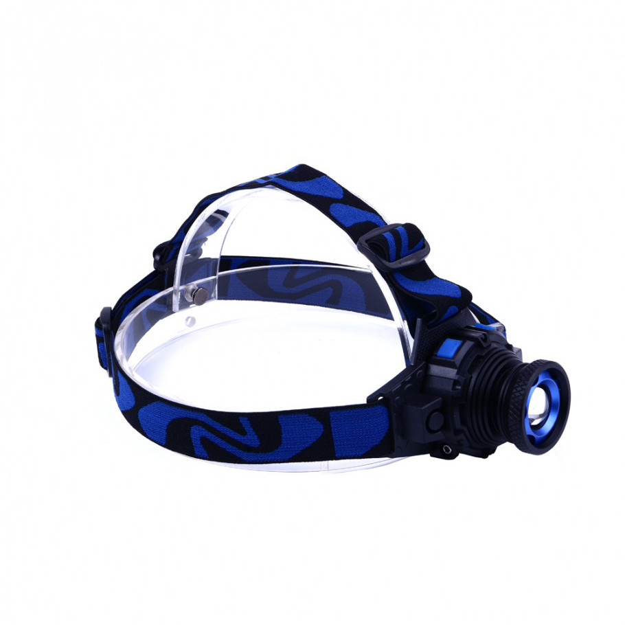 Налобный военный фонарь с перезарядкой Q5 BLACKWATTON WT-121 дальностью на 250-300 метров с 3 режимами Каменец-Подольский - изображение 4