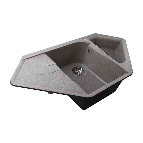 Гранітна мийка Globus Lux GARDA мокко 1000х500мм (000022977) Киев