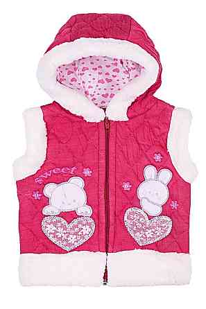 Жилетка для дівчинки,малинова топ Крохатушка одяг Київ