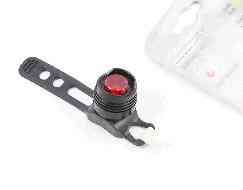Фонарь   задний 1 диод алюминиевый, чёрный (без батареек) Мукачево