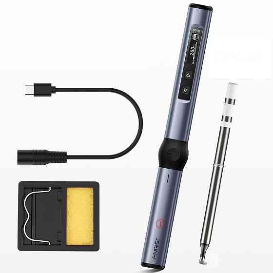 Паяльник Fnirsi HS-01-BC2-BK USB DC96W PD65W + 1 жало Киев