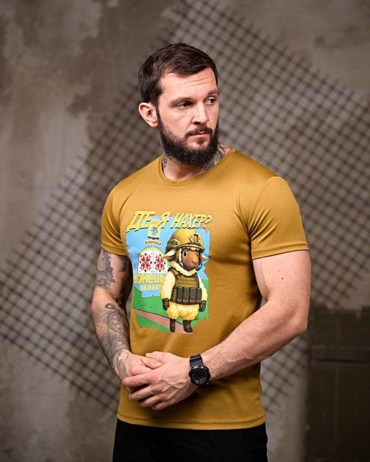 Тактическая потоотводящая футболка Де я coyot ПП7851 Одесса - изображение 2