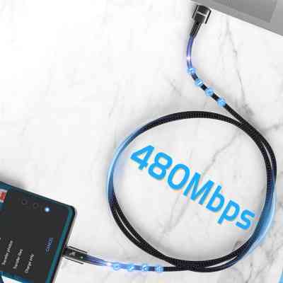 Дата кабель USB 2.0 AM to USB-C 3.0m 100W black Essager (EXC7A-CGC01-P) Вінниця