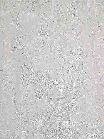 Шпалери вінілові на флізеліні гарячого тиснення DU&KA 1.06х10 вензель основа під штукатурку сірі коричневі Київ