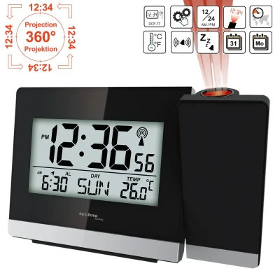 Годинник настільний Technoline WT536 проекційний Black (DAS301196) Вінниця - фото 6