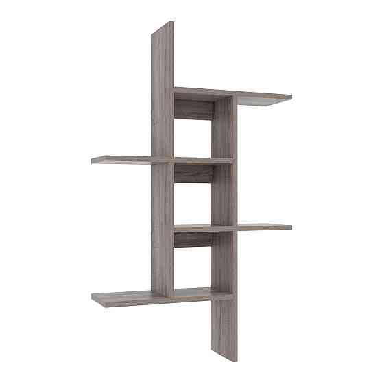 Полка навесная ПН-7, Дуб Сонома Трюфель, 630/180/1070 Львов