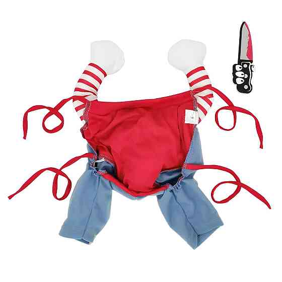 Костюм для домашніх тварин RESTEQ — одяг для собак Чакі розмір S, стильний та зручний костюм для улюбленців, ідеальний для свят та Київ