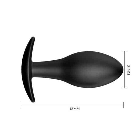 Анальна пробка - Pretty Love Special Anal Stimulation Butt Plug Black Sex Aura Київ
