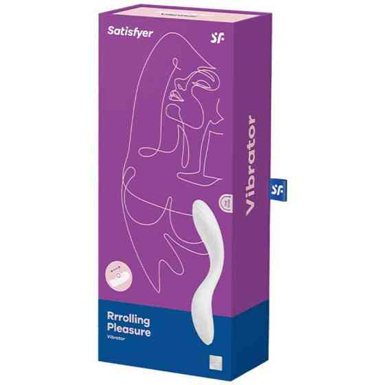 Вібратор із перлинною стимуляцією точки G Satisfyer Rrrolling Pleasure White Sex Aura Київ