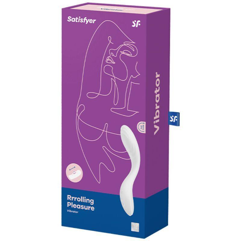 Вібратор із перлинною стимуляцією точки G Satisfyer Rrrolling Pleasure White Sex Aura Київ - фото 5