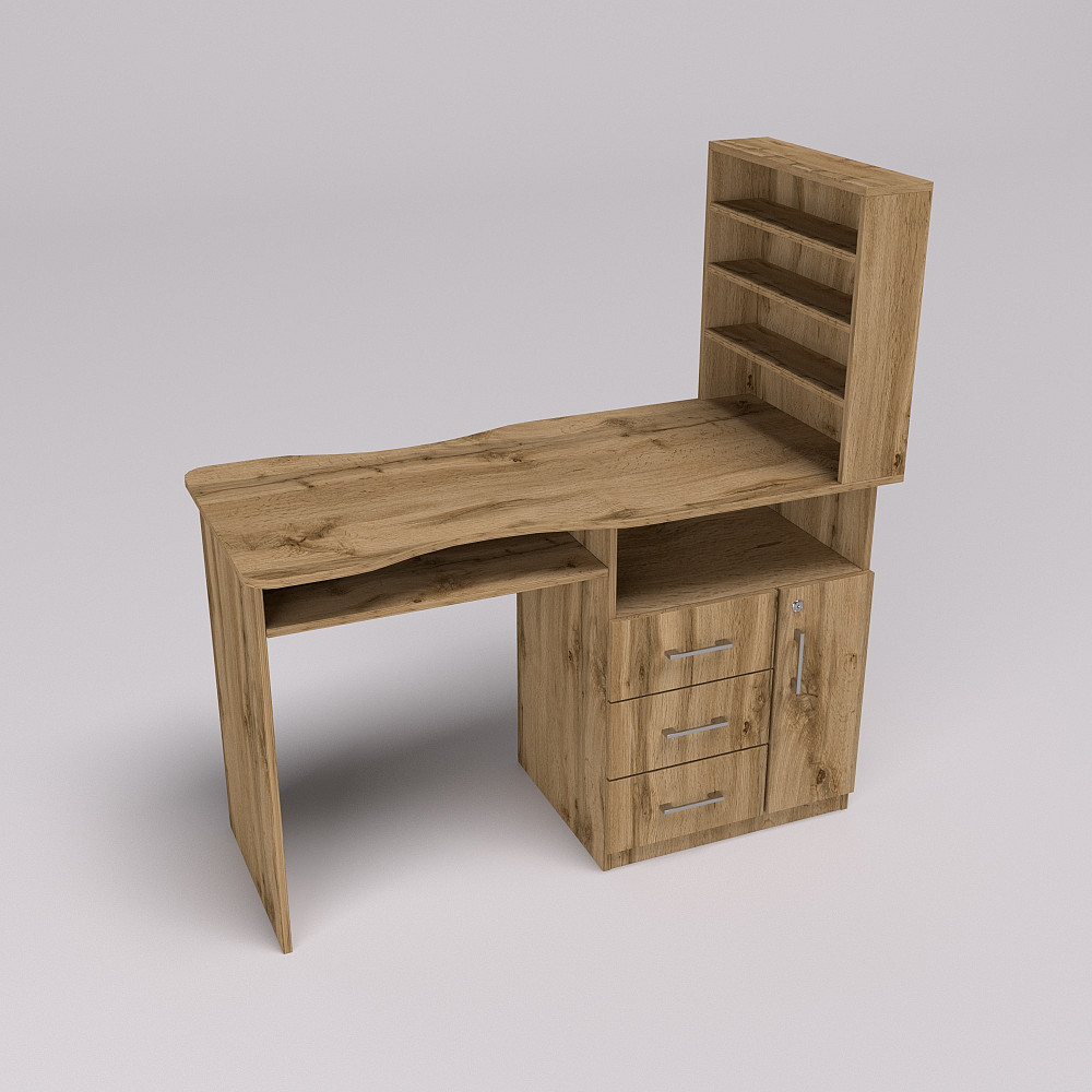 Стіл манікюрний СМ-1, Дуб Аппалачі, 1230/550/1264 Львів - фото 3