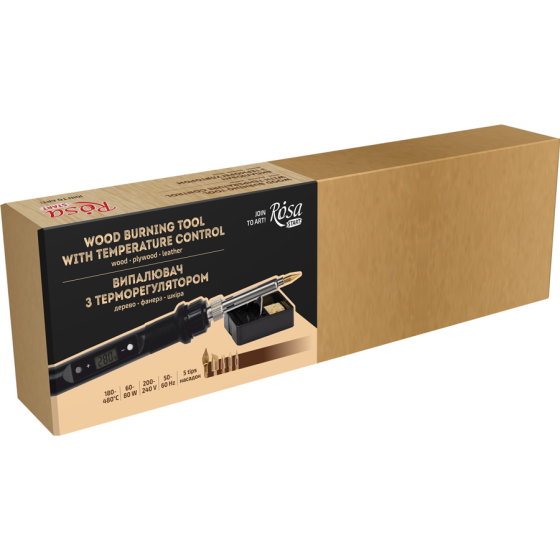 Випалювач по дереву з терморегулятором 5 насадок ROSA START Київ