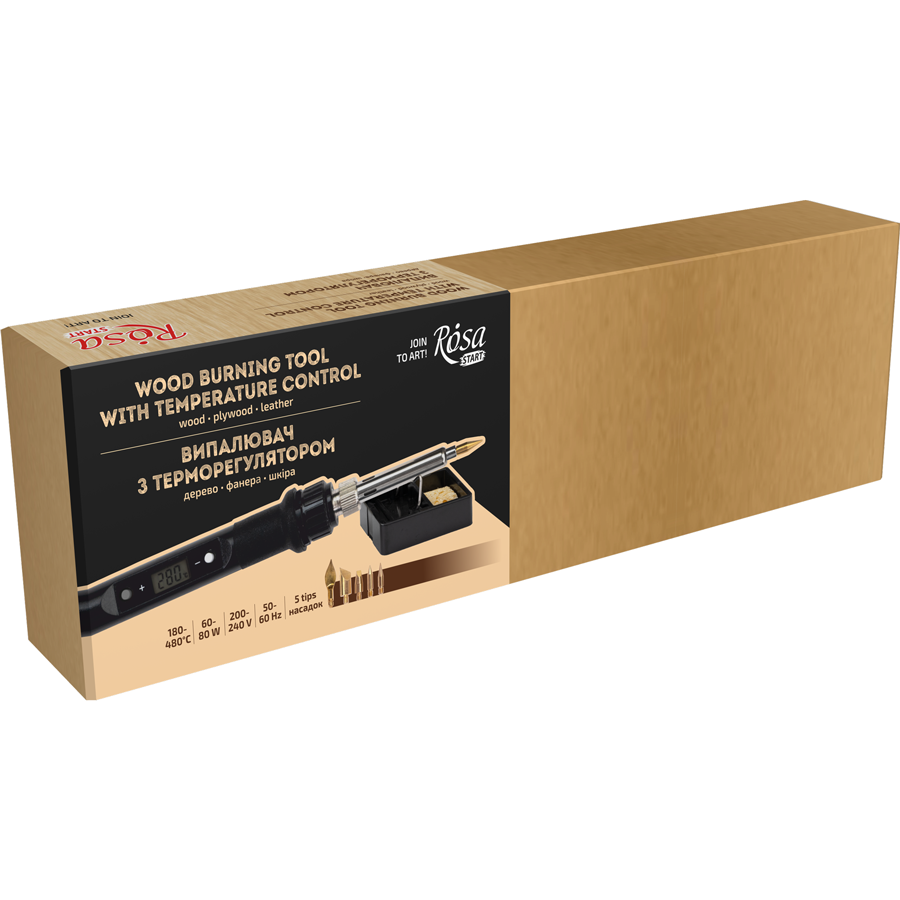 Випалювач по дереву з терморегулятором 5 насадок ROSA START Київ - фото 1