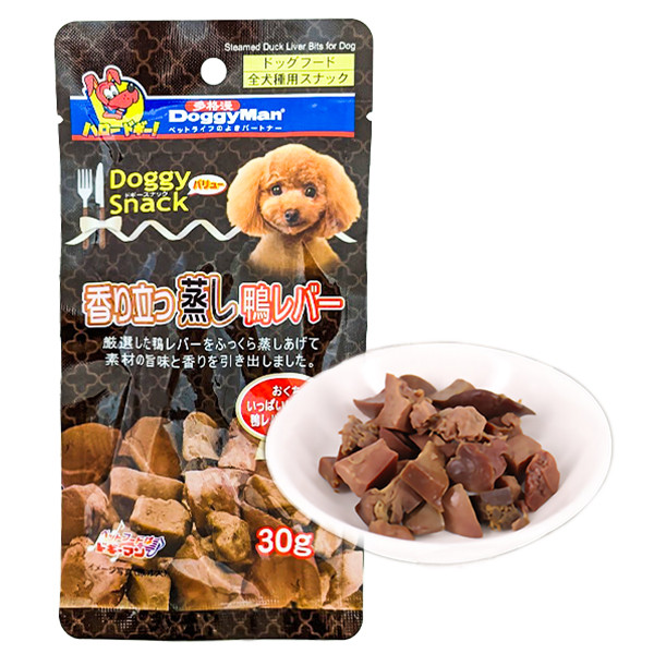 DoggyMan Steamed Duck Liver Bits ДОГГИМЕН УТИНАЯ ПЕЧЕНЬ НА ПАРУ лакомство для собак Киев - изображение 1