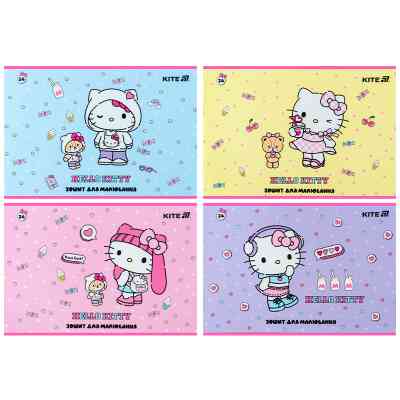 Альбом для малювання Kite Hello Kitty, 24 аркуша (HK25-242-1) Вінниця