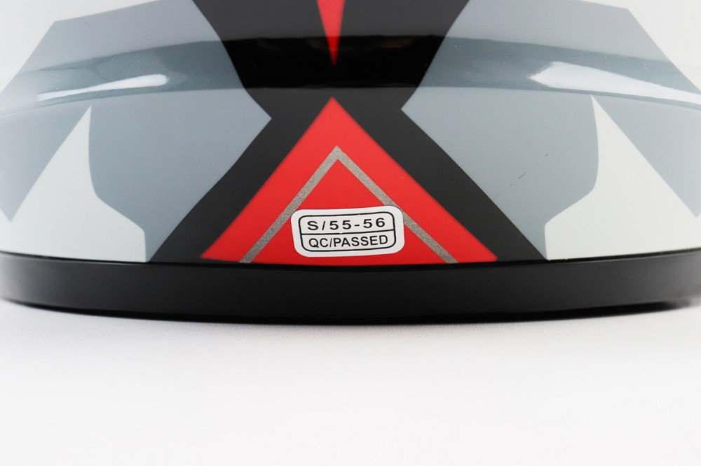 Шолом модуляр, закритий з відкидним підборіддям+відкидні окуляри BLD-159 S (55-56см), ЧОРНО-ЧЕРВОНИЙ Киев - изображение 8