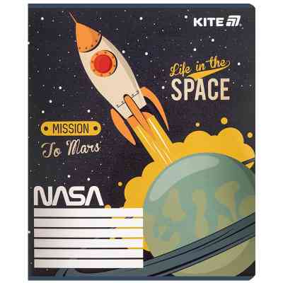 Тетрадь Kite NASA, 12 листов, клетка (NS25-232) Винница