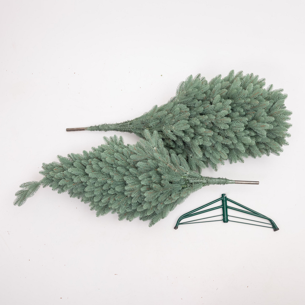 Литая искусственная елка 1.5 м голубая Шепетовская Премиум KOS-SHPBL15 Киев - изображение 5