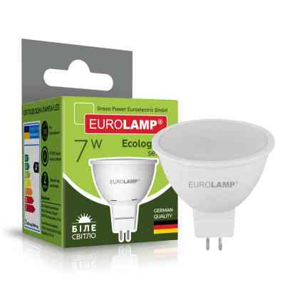 Лампочка Eurolamp LED SMD MR16 7W GU5.3 4000K 220V (LED-SMD-07534(P)) Вінниця