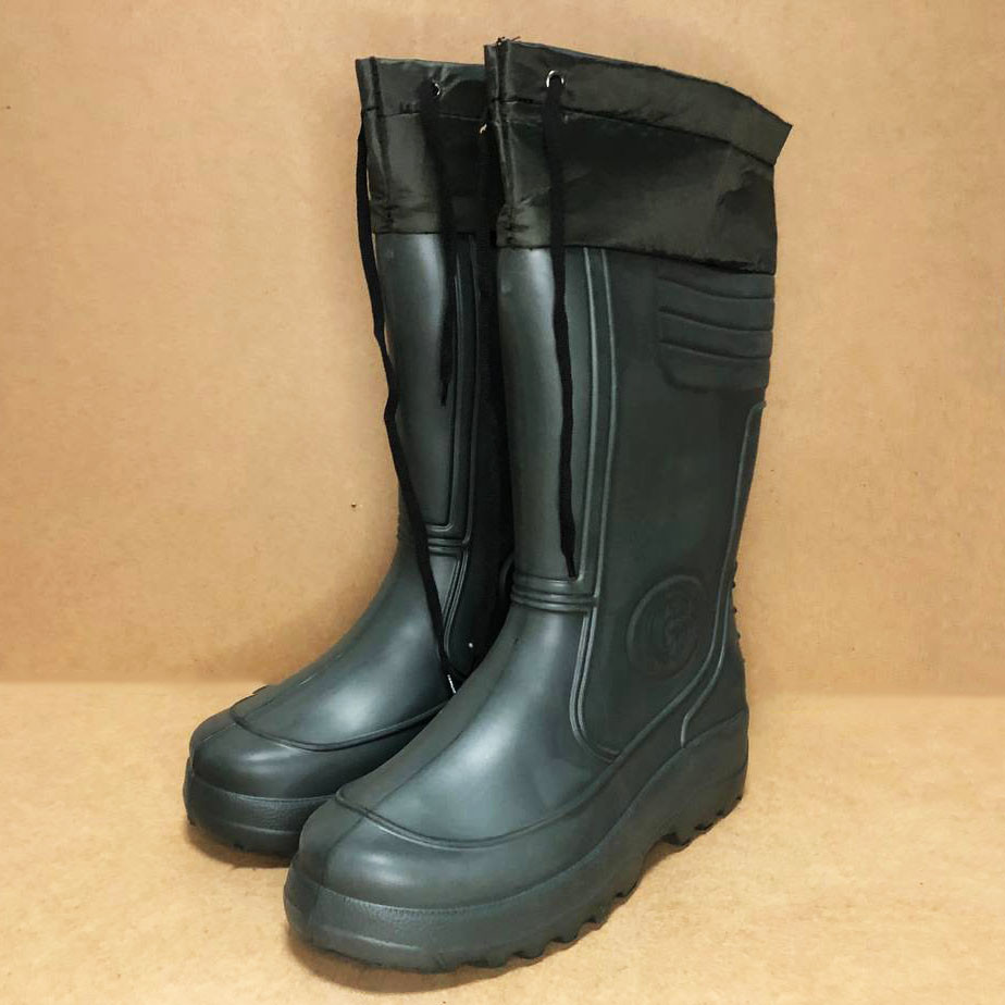 Чоловічі гумові чоботи для військових, Активні чоловічі чоботи для полювання Теплі гумові олива WL-54 Львів - фото 6