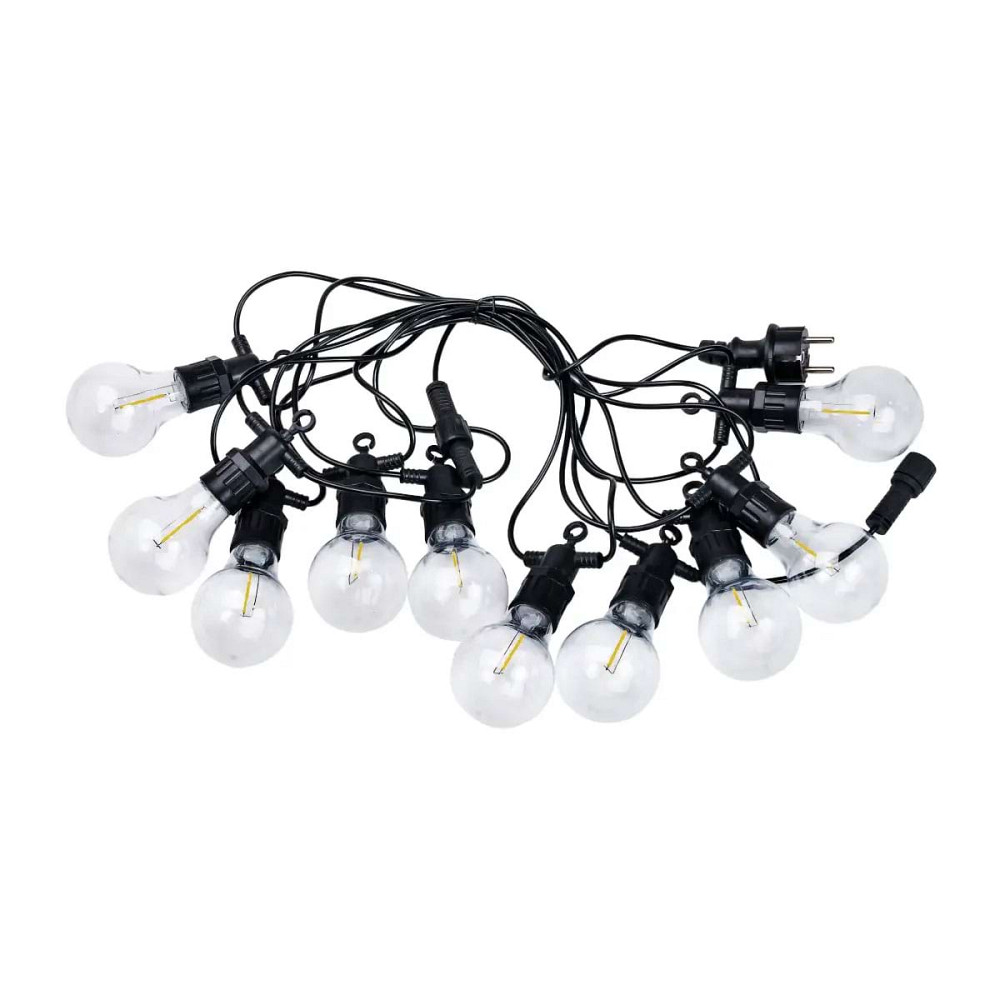 Garlando Ретро гірлянда вулична 10 LED лампочок 5 метрів жовта A60Y Коломия - фото 3