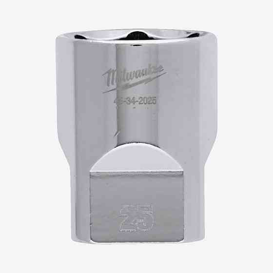 Головка хромированная метрическая 1/2'' MILWAUKEE, 25мм Одесса