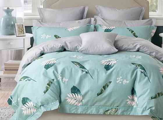 Ecotton Комплект постільної білизни Ecotton полуторний 150х215 см Перо бірюзовий Коломыя