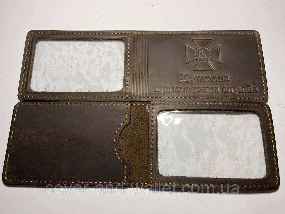 Обкладинка на нове посвідчення Державна прикордонна служба з прозорим вікном PS Київ - фото 3