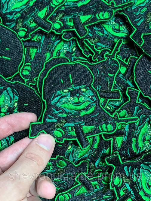 Шеврон Военный кот (Форма контурная. На липучке) Размер 8x8см Киев - изображение 4